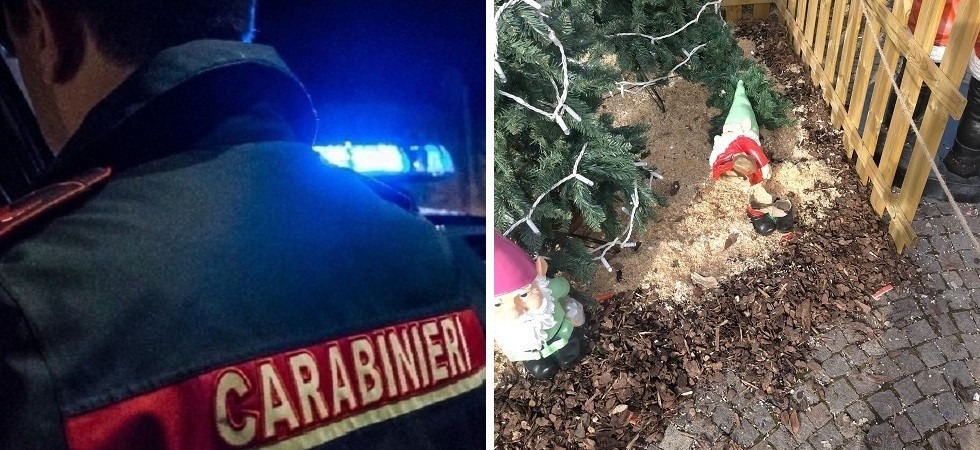 Riconosciuta l’auto dei vandali che hanno devastato il Villaggio di Babbo: “Saranno denunciati ai carabinieri”